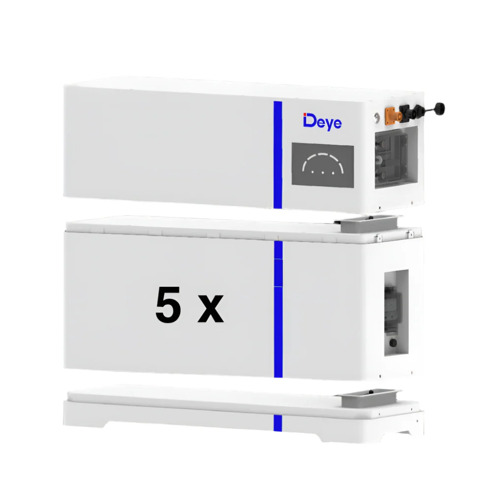 Deye AI-W5.1-B 5,12 kWh LiFePO₄ Thuisbatterij controller + Base - 3
