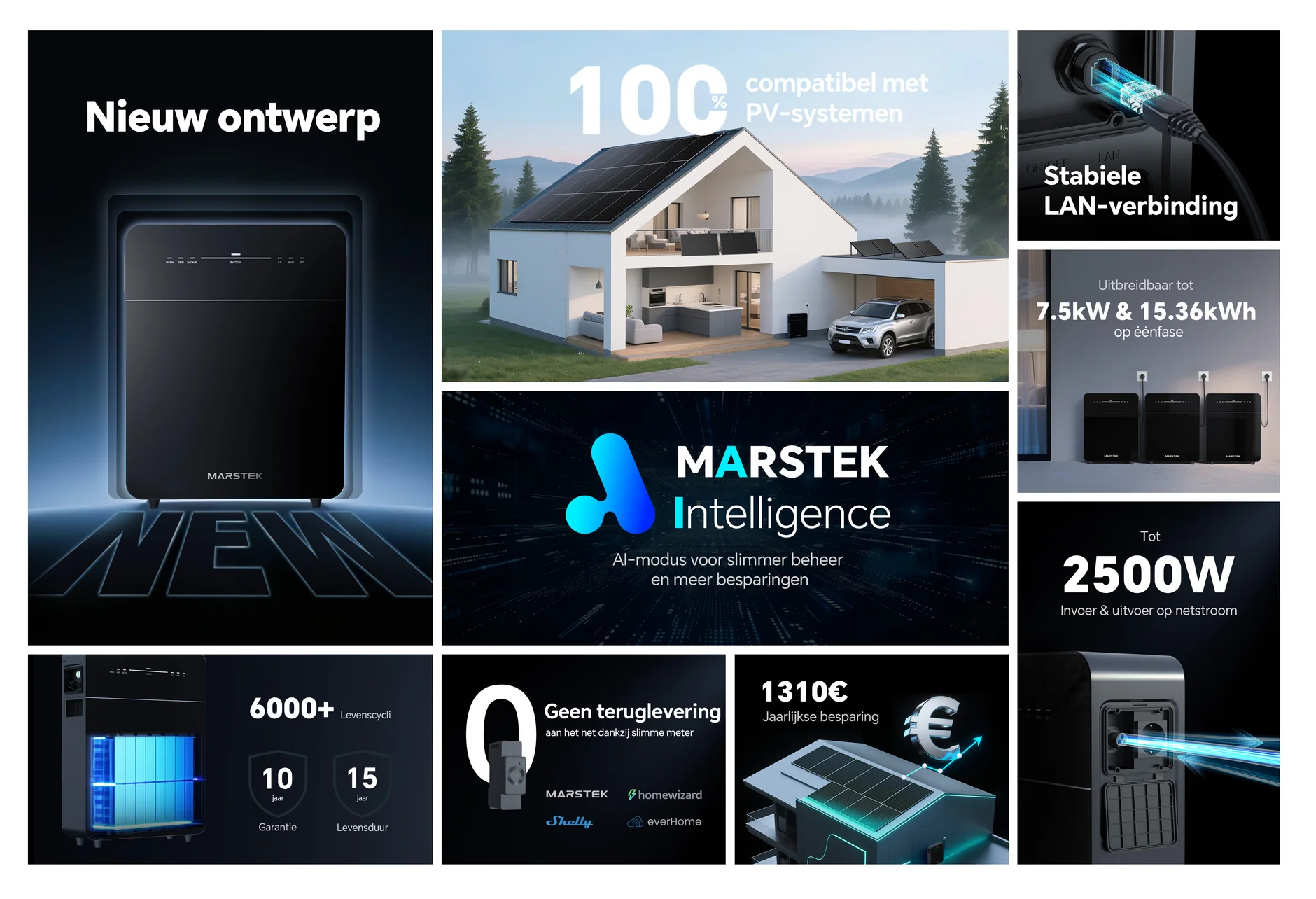 MARSTEK VENUS E3.0 (5,12 kWh Plug & Play Thuisbatterij) - 8