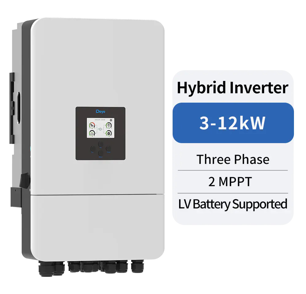 Deye SUN-6K-SG05LP3-EU-SM2 / Low Voltage / 3-Fase Hybride Omvormer 6kW - 5
